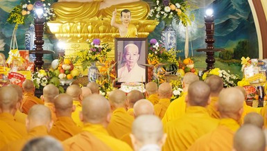 Lễ tưởng niệm húy nhật Hòa thượng Thích Duy Lực tại chùa Phật Đà (Q.3, TP.HCM)