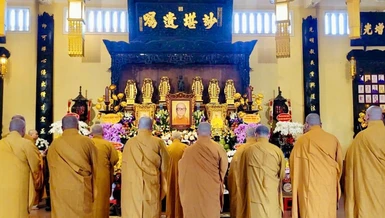 Tưởng niệm Hòa thượng Thích Minh Thành tại chùa Ấn Quang