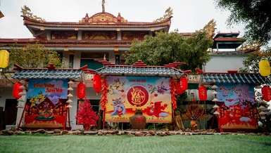 Xuân về nơi chùa Đại Giác (TP.Đồng Hới, Quảng Bình)