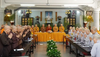 Ban Trị sự GHPGVN Q.Gò Vấp họp triển khai kế hoạch tổ chức Phật đản Phật lịch 2569