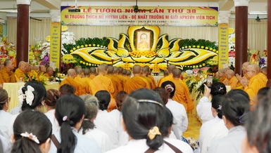 Tưởng niệm Ni trưởng Huỳnh Liên, tại tịnh xá Ngọc Phương, TP.HCM