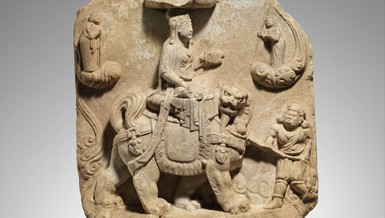 Bồ-tát Văn Thù Sư Lợi, Trung Quốc, thế kỷ XI; hiện vật Bảo tàng nghệ thuật Metropolitan, New York, Mỹ