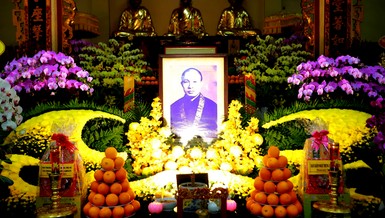 Di ảnh Trưởng lão Hòa thượng Thích Tâm Giác tại chùa Vĩnh Nghiêm 