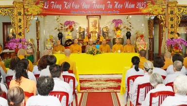 Chùa Hưng Phước tổng kết các đạo tràng tu học năm 2025