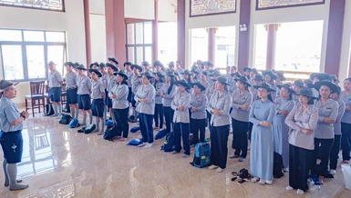 Phân ban Gia đình Phật tử TP.HCM khai giảng khóa bậc Kiên cho gần 100 học viên tại khu vực I