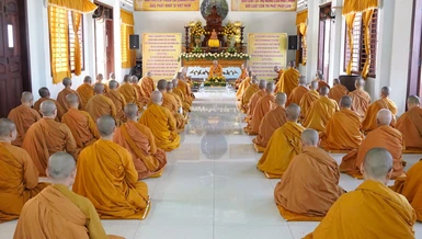 Khóa “Sống chung tu học” lần thứ 22 được khai mạc tại tịnh xá Ngọc Trung
