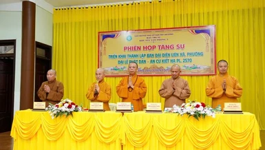 Ban Trị sự GHPGVN tỉnh Lâm Đồng họp triển khai Phật sự tại chùa Pháp Hoa 