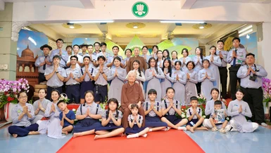 Gia đình Phật tử Giác Hạnh - chùa Giác Hải kỷ niệm 45 năm hình thành và phát triển 