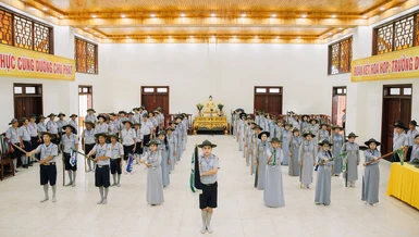 Khai mạc trại huấn luyện huynh trưởng cấp I - A Dục X tại thiền viện Trúc Lâm Tây Nguyên (xã Ia Hrung, Gia Lai)