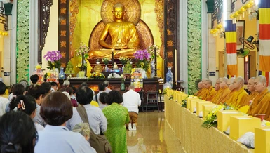 Lễ Vu lan - Báo hiếu tại chùa Phật học Xá Lợi