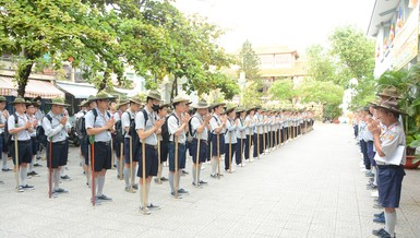 Liên trại huấn luyện Huynh trưởng Lộc Uyển - A Dục năm 2024 tổ chức tại chùa Pháp Lâm