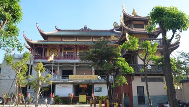 Ngôi Tam bảo chùa Quang Thọ (đường Phan Văn Hớn, ấp 34, xã Xuân Thới thượng, H.Hóc Môn, TP.HCM)