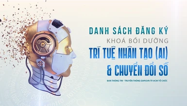 Khóa bồi dưỡng “Trí tuệ nhân tạo (AI) và chuyển đổi số” diễn ra vào ngày 9, 10-1-2026 (nhằm ngày 21, 22-11-Ất Tỵ), tại Việt Nam Quốc Tự - Thiết kế: Hạnh Đăng/BGN