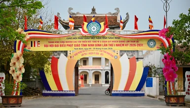 Trung tâm Phật giáo Trúc Lâm Thiên Trường (P.Nam Định) - nơi diễn ra Đại hội đại biểu Phật giáo tỉnh Ninh Bình lần thứ I, nhiệm kỳ 2026-2031 