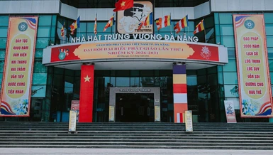 Nhà hát Trưng Vương - nơi diễn ra Đại hội đại biểu Phật giáo TP.Đà Nẵng lần thứ I, nhiệm kỳ 2026-2031