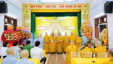 Tân Ban Đại diện Phật giáo liên phường Ninh Bình, nhiệm kỳ 2026-2031 ra mắt tại hội nghị