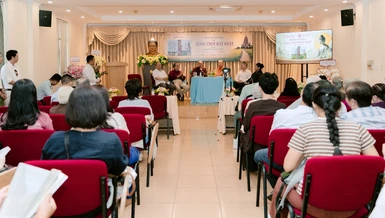 Buổi giao lưu, ra mắt sách “Rong chơi đất Phật” của tác giả Nguyễn Trung Toàn, tại trụ sở tòa soạn Báo Giác Ngộ