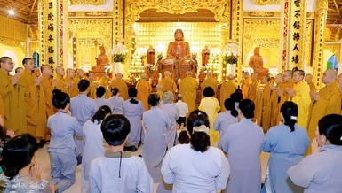 Lễ an vị Phật tại chùa Long Minh (P.An Phú, TP.HCM)