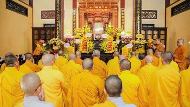 Lễ tưởng niệm húy nhật Hòa thượng Thích Từ Tánh tại chùa Phổ Đà