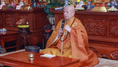 [TRỰC TUYẾN] Hòa thượng Thích Lệ Trang thuyết giảng: "Nghi thức tụng niệm"