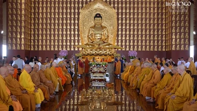 [Video] Tôn trí xá-lợi Đức Phật - Quốc bảo Ấn Độ tại chùa Thanh Tâm (Phật Cô Đơn)