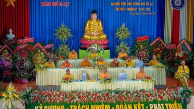 Chư tôn đức Ban Chứng minh, Chủ tọa đoàn của Đại hội đại biểu Phật giáo TP.Đà lần thứ X, nhiệm kỳ 2021-2026