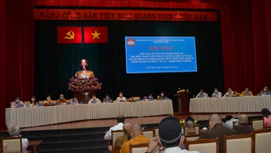 Hội nghị tiếp xúc cử tri với các đại biểu Quốc hội khóa XV và Hội đồng Nhân dân TP.HCM nhiệm kỳ 2021-2026