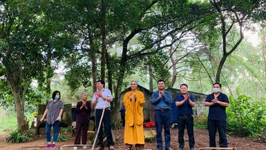 Chính thức động thổ khai quật khảo cổ tại di tích chùa Trại Cấp - Ảnh: TĐH