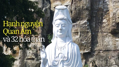 Tượng Bồ-tát Quan Âm tại tịnh xá Trung Tâm (quận Bình Thạnh, TP.HCM) - Ảnh: Yên Hà