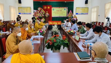 Đại lễ Kỷ niệm 40 năm thành lập GHPGVN tại trụ sở Ủy ban MTTQVN tỉnh Đồng Nai