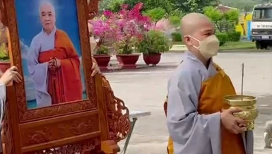Lễ truy điệu, phụng tống kim quan Ni trưởng Thích nữ Như Nguyên trà-tỳ