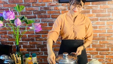 Cô chủ nhỏ gieo duyên ăn chay đến người trẻ