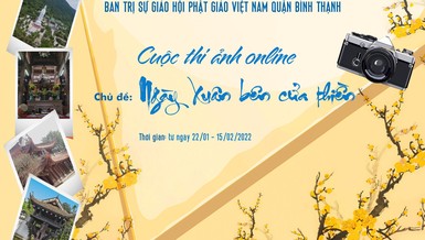 Cuộc thi ảnh online chủ đề “Ngày xuân bên cửa thiền”