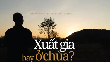 Xuất gia hay ở chùa?