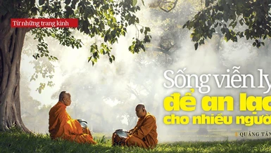 Bài trên Báo Giác Ngộ số 1144 - Thiết kế: Phòng Mỹ thuật BGN/Tống Viết Diễn