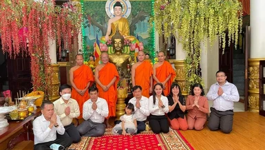 Đoàn Tổng Lãnh sự Vương quốc Campuchia ở TP.HCM thăm chùa PituKhôsaRăngSây