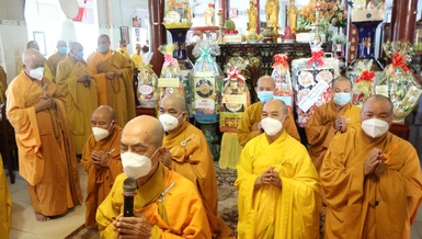  Chùa Tiên Đài trang nghiêm thiết lễ hiệp kỵ tưởng niệm chư vị tiền bối Tổ sư hữu công