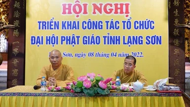 Lạng Sơn: Hội nghị triển khai công tác tổ chức Đại hội Phật giáo tỉnh lần thứ III 