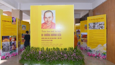 Triễn lãm ảnh nhân dịp tưởng niệm 35 năm ngày mất và 100 năm ngày sinh của cố Ni trưởng Huỳnh Liên