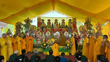 Quang cảnh buổi lễ