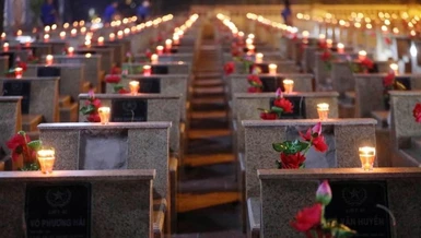 Thắp nến tri ân các anh hùng, liệt sĩ hướng đến kỷ niệm 75 năm ngày Thương binh - Liệt sĩ 27-7