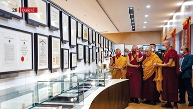 Bài trên Báo Giác Ngộ số 1160 - Thiết kế: Phòng Mỹ thuật BGN/Tống Viết Diễn