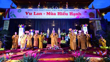 Chùa Đại Tuệ tổ chức Lễ Vu lan - Báo hiếu Phật lịch 2566