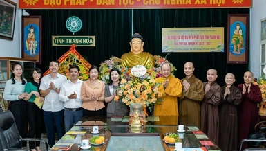 Thanh Hóa: Lãnh đạo chúc mừng thành công Đại hội đại biểu Phật giáo tỉnh lần thứ VIII (2022-2027)