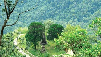 Một góc non thiêng Yên Tử - Ảnh: Nhuận Thường