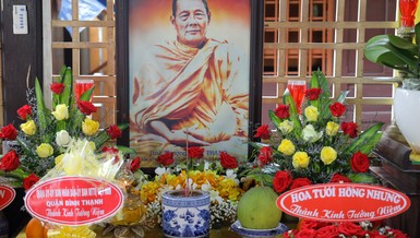 Di ảnh cố Hòa thượng Thích Giác Trang (1933-2008)