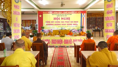 Phật giáo TP.Trà Vinh thực hiện công tác từ thiện trên 7 tỷ đồng