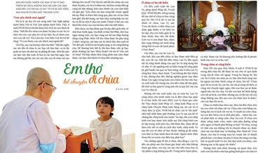 Bài trên Báo Giác Ngộ số 1190 - Thiết kế: Phòng Mỹ thuật BGN/Tống Viết Diễn