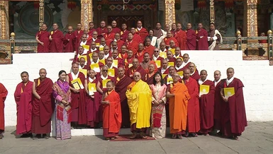 30 vị tu sĩ được trao bằng thạc sĩ về nghiên cứu Phật học tại Bhutan