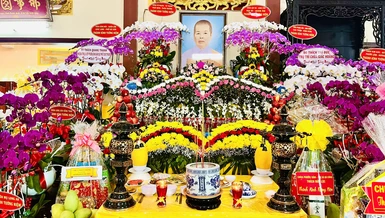 Di ảnh Ni trưởng Thích nữ Trí Phát tại chùa Từ Hạnh